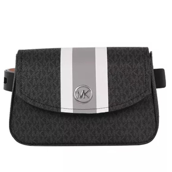 Michael Kors - Logo Belt Bag with Stripe (NWT) - Picture 1 of 3